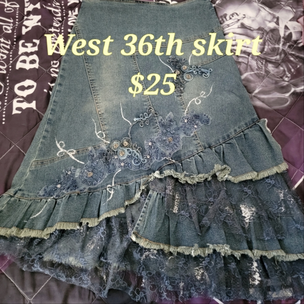 West 36th Western Skirt